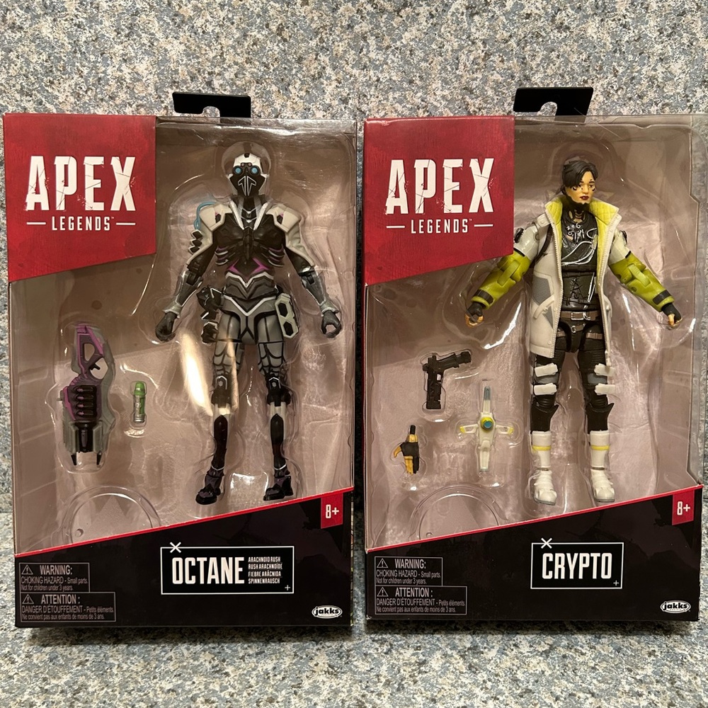 APEX Legends Octane and Crypto Action Figures!!! NEW